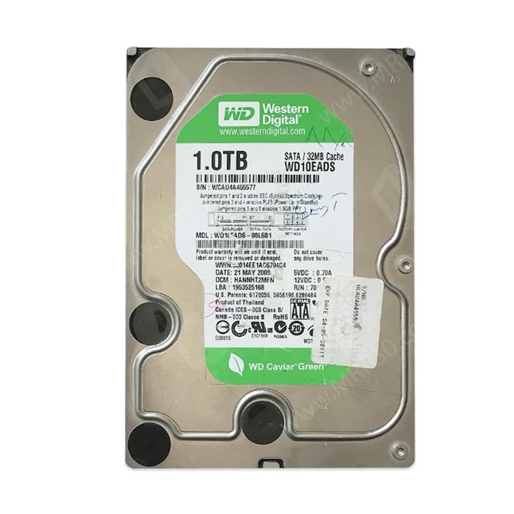 هارد دیسک سبز 1 ترابایت وسترن دیجیتال Western Digital Green 1TB WD10EADS Stock